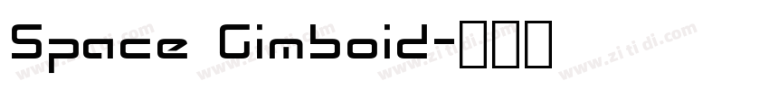Space Gimboid字体转换